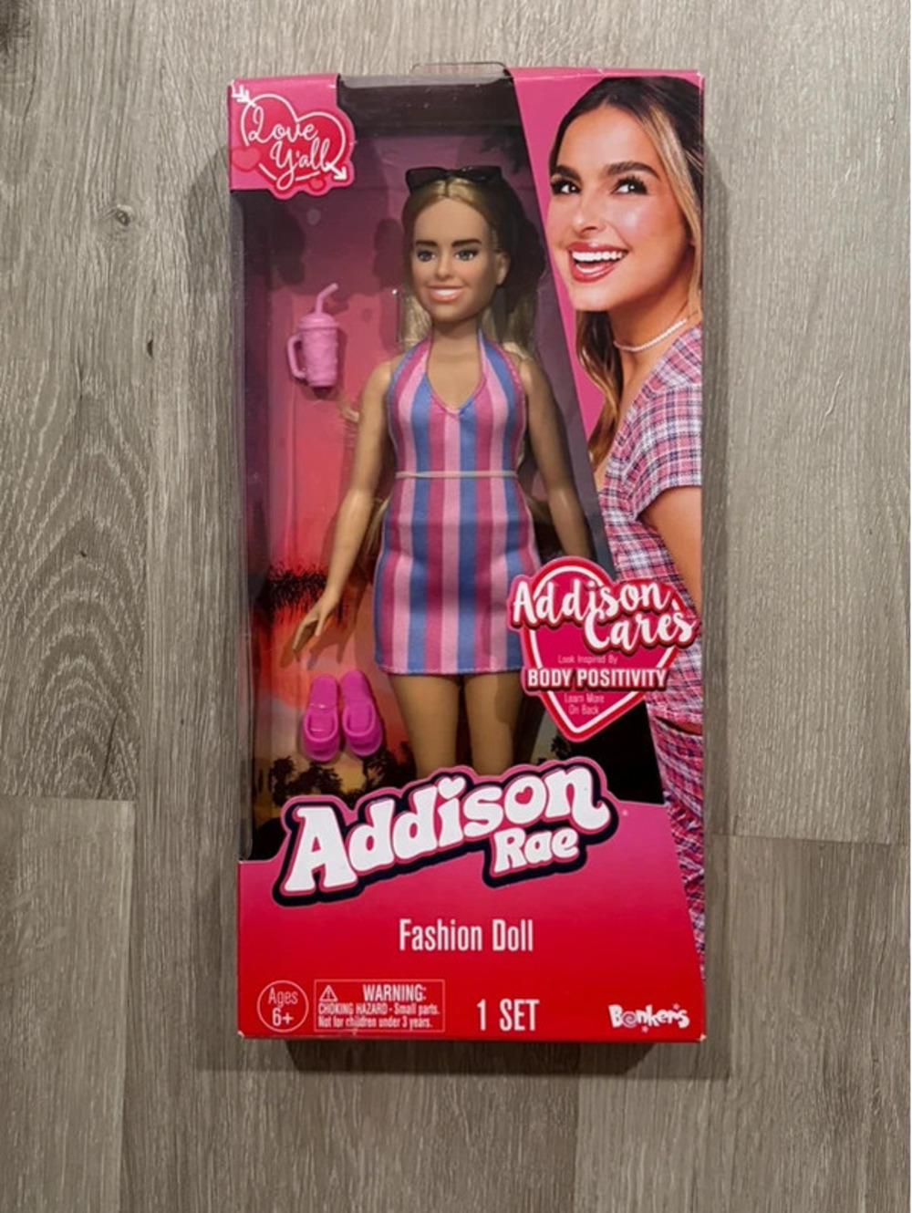 Bonkers Addison Rae Fashion Doll Love Yโall Body Positivity Doll New in Box